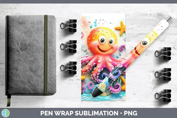 GorgeousSea Adorable Pen Wrap design.