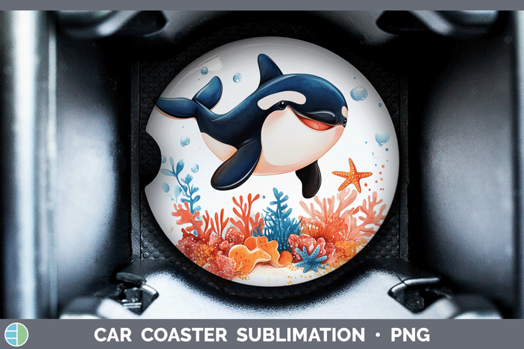 Car Coaster Sublimation Designs