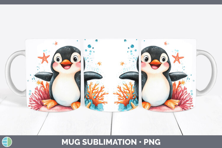 GorgeousSea Adorable Mug Wrap design.