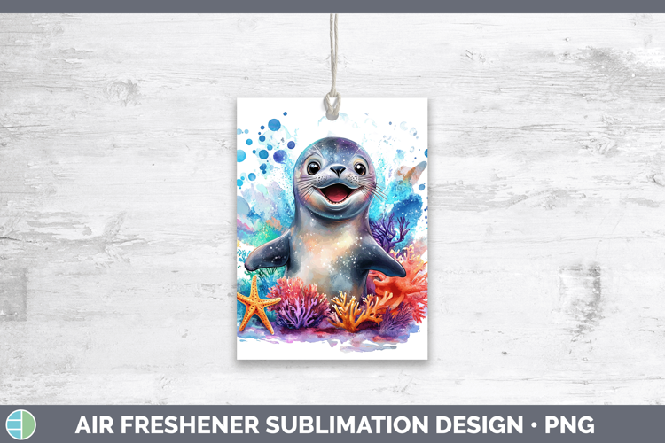 Sea Adorable Seal Air Freshener Sublimation Car Freshener De