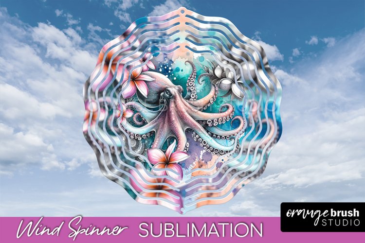Sea Animals Wind Spinner - Summer Wind Spinner Sublimation