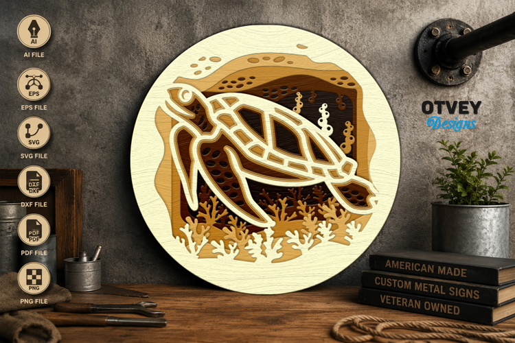 3d Layered Paper Art Image 7