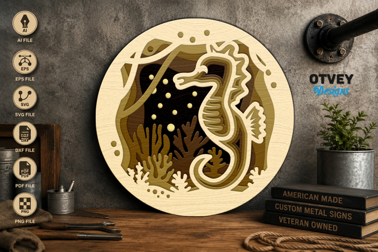 3d Layered Paper Art Image 11