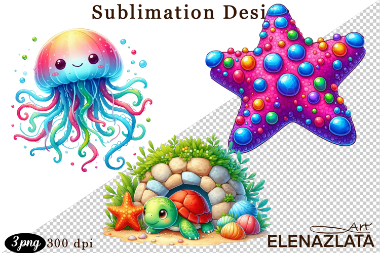 Sea Animals Clipart - Sea Animals Png