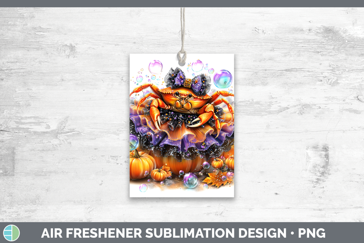 Sea Halloween Crab Air Freshener Sublimation Car Freshener D