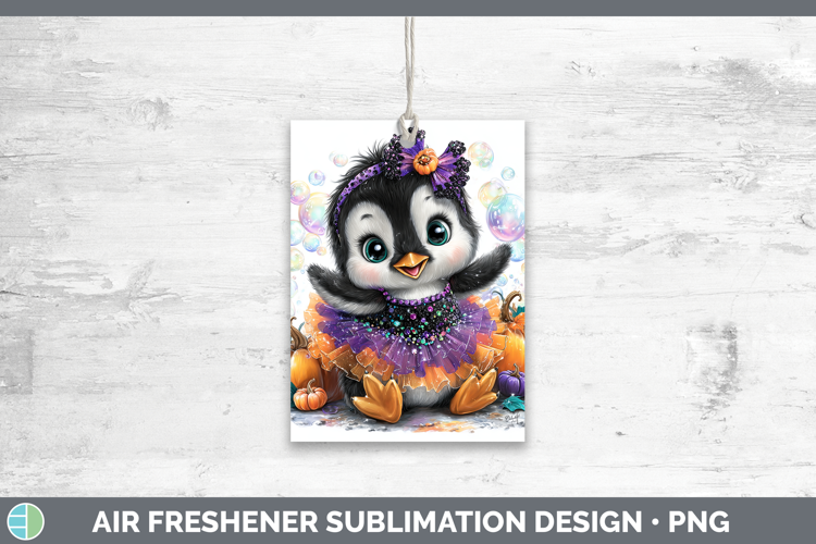 Sea Halloween Penguin Air Freshener Sublimation Car Freshene
