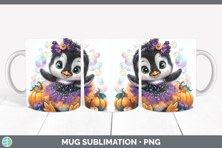 GorgeousSea Halloween Mug Wrap design.