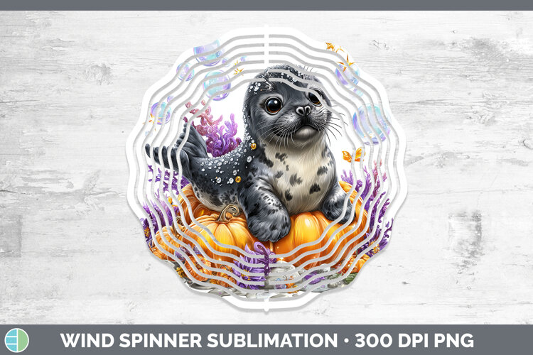 GorgeousSea Halloween Wind Spinner design.