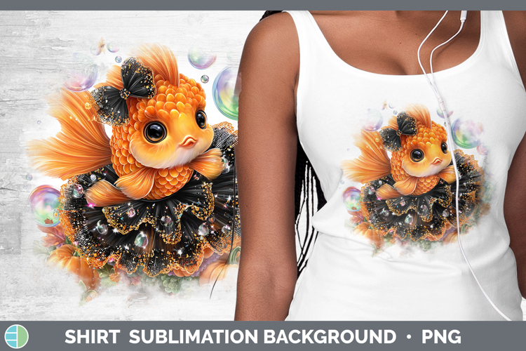 Sea Halloween Tropical Fish Shirt Sublimation Background Des