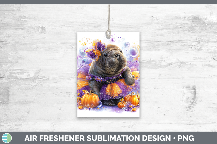 Sea Halloween Walrus Air Freshener Sublimation Car Freshener