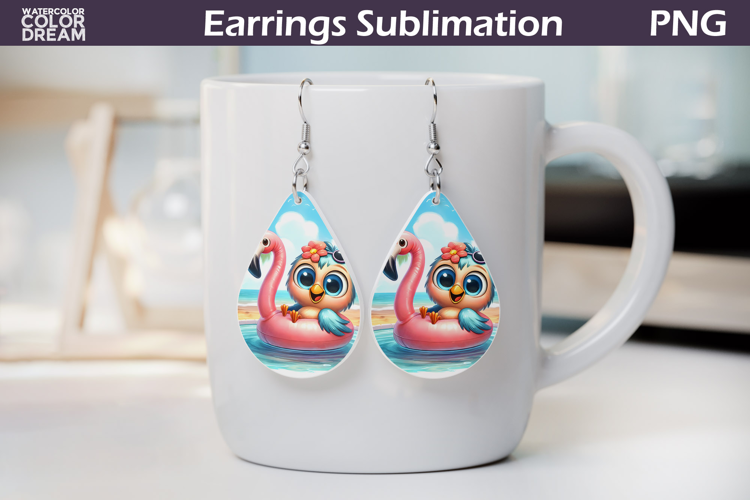 Chicken Teardrop Earrings | Summer Earrings