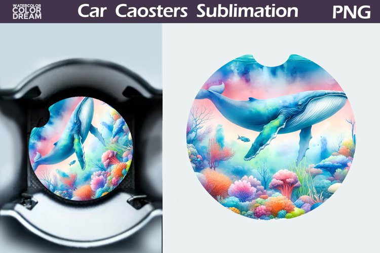 Whale Car Coaster | Ocean Car Coaster