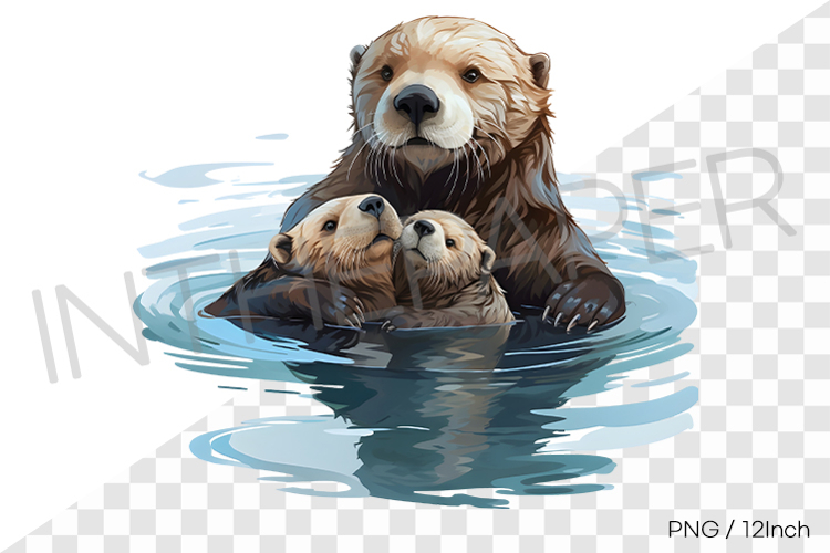Sea Otter Clipart Image 18