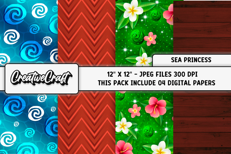 Beach Scrapbook Paper Image 14