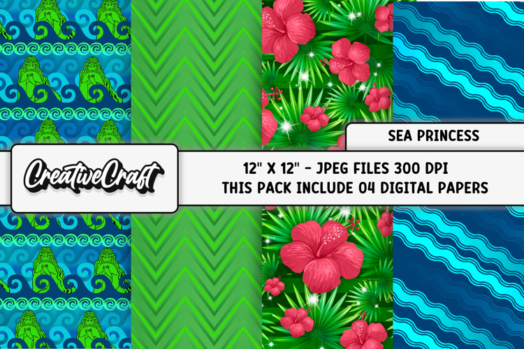 Beach Scrapbook Paper Image 12