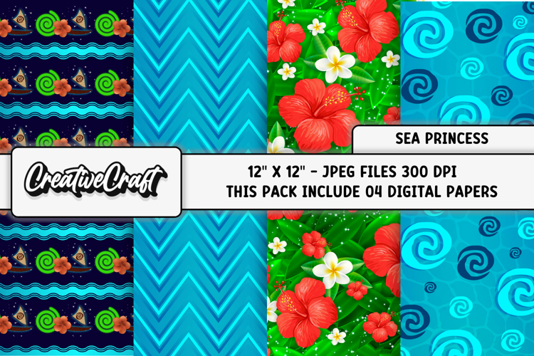 Beach Scrapbook Paper Image 9