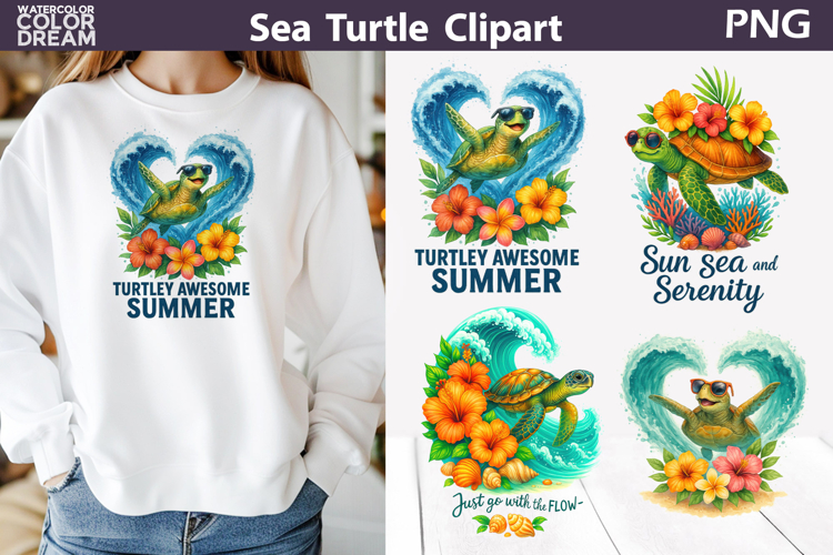 Sea Turtle Summer Quotes | Beach Shirt Sublimation