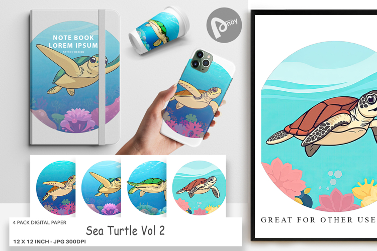 Sea Turtle Clipart Image 17