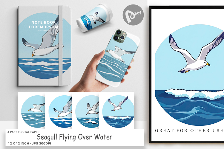 Seagull Clipart Image 10