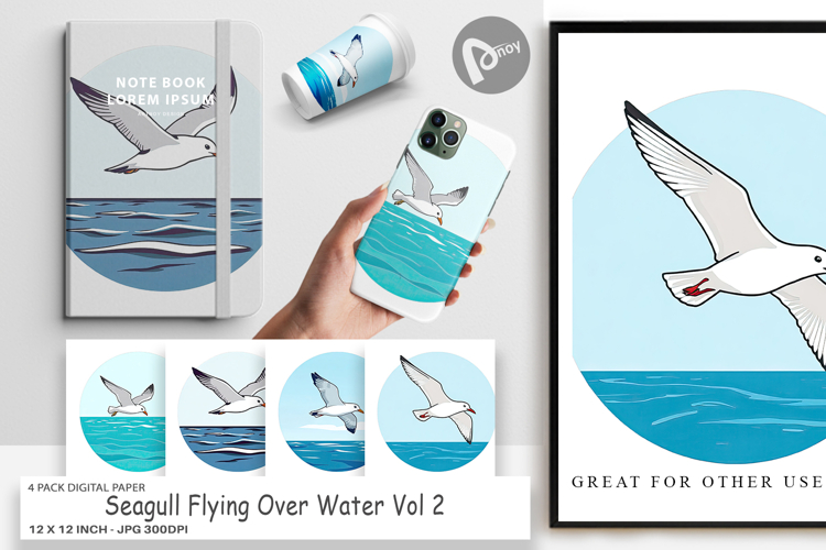 Seagull Clipart Image 9
