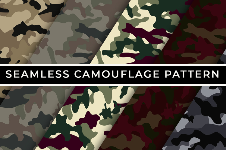 5 high-quality seamless camouflage patterns