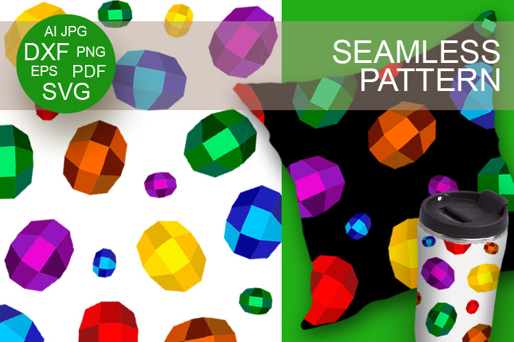 Seamless background Diamonds backdrop Transparent background