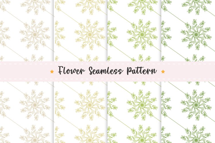 Flowers Seamless Digital Background example image 1