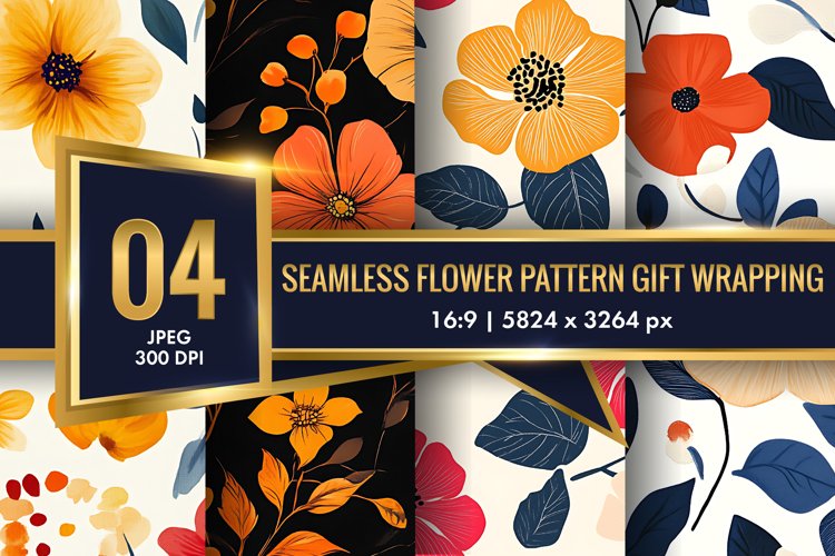 Floral Seamless Pattern Image 20