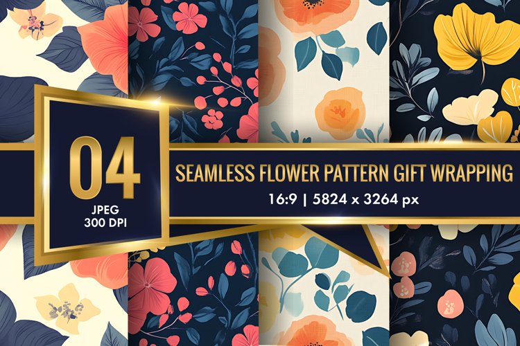 Floral Seamless Pattern Image 9
