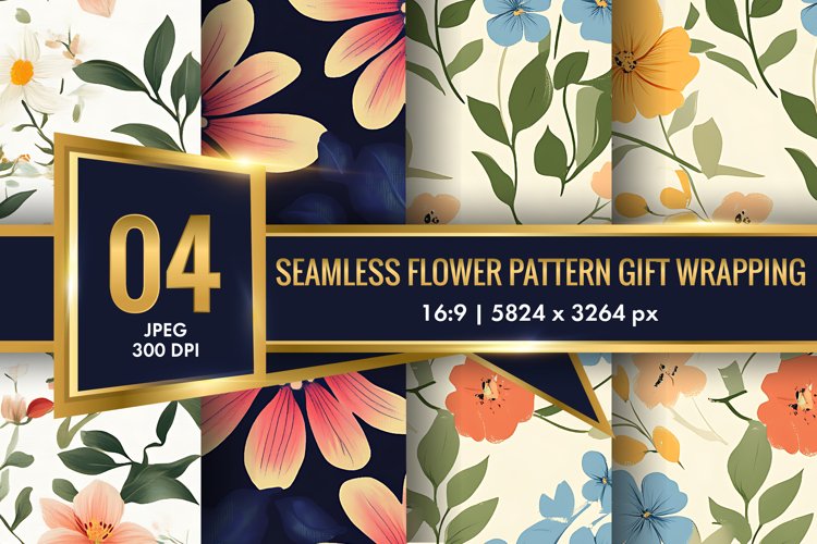Floral Seamless Pattern Image 17
