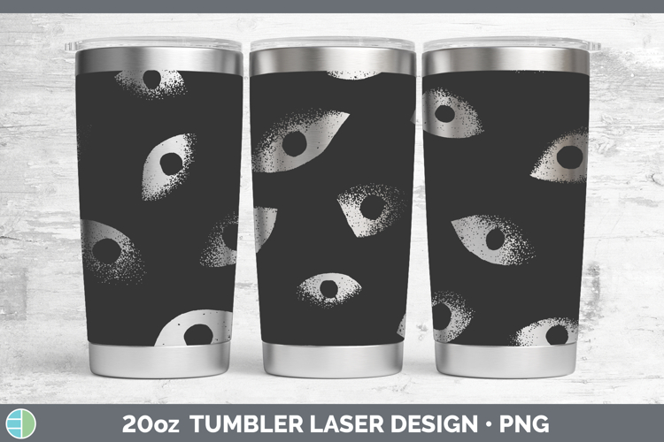 Eyes Laser 20oz Tumbler Seamless Halloween Sublimation Tumbl
