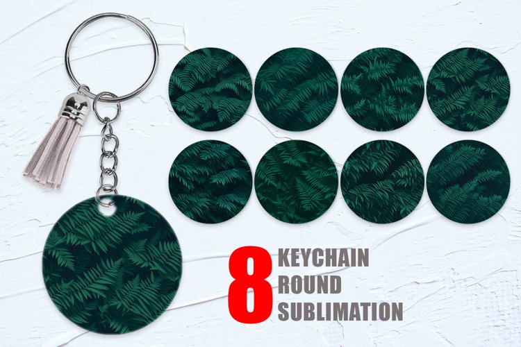 12 Bundle Keychain Sublimation Designs