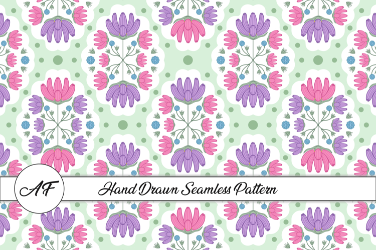 Flower Seamless Pattern | Flower Digital Paper