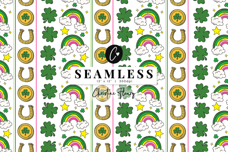 Seamless Lucky St Patricks Digital Paper