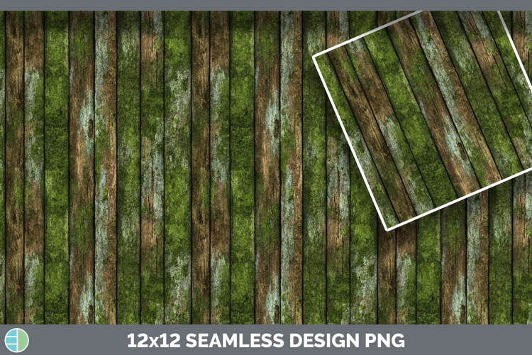 Planks Moss Seamless Wood Textured Background Papers Scrapbo