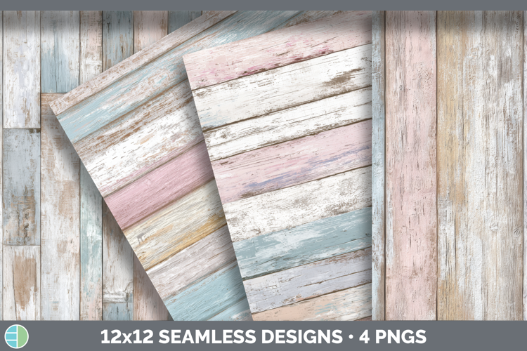 Shabby Cottage Seamless Wood Textured Background Papers Scra
