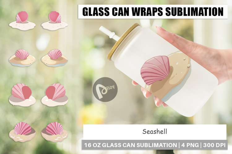 Glass Can Seashell