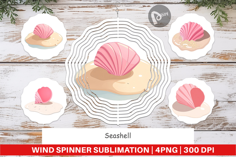 Wind Spinner Seashell
