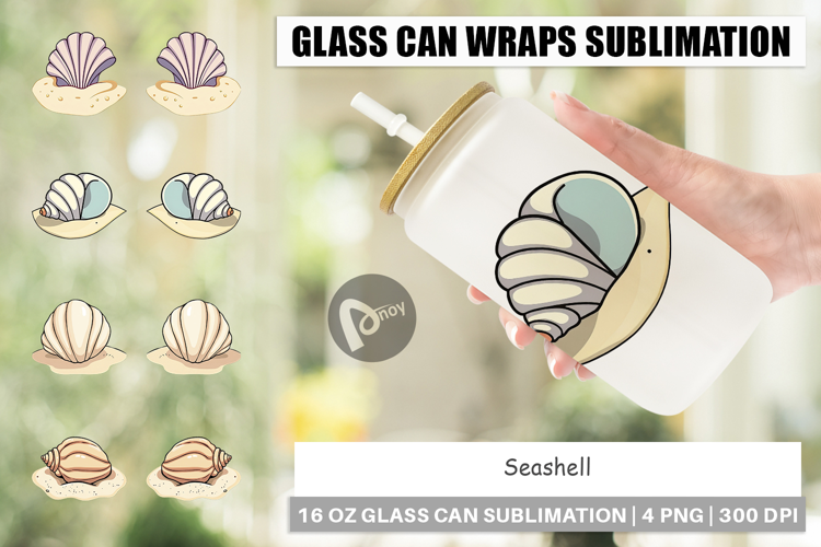 Glass Can Seashell