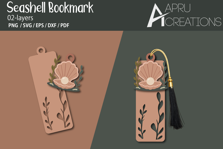 Seashell Bookmark SVG