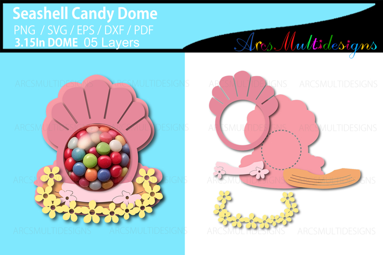 Seashell Candy Dome
