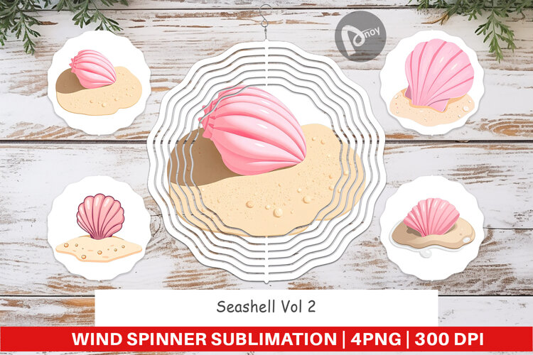 Wind Spinner Seashell example image 1