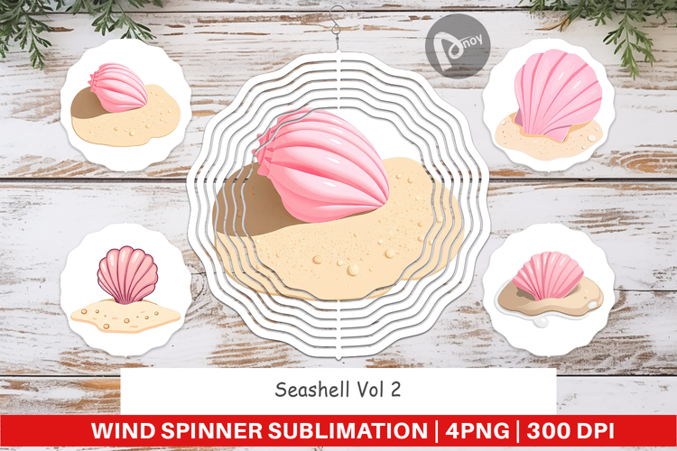 Wind Spinner Seashell