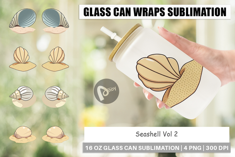 Glass Can Seashell