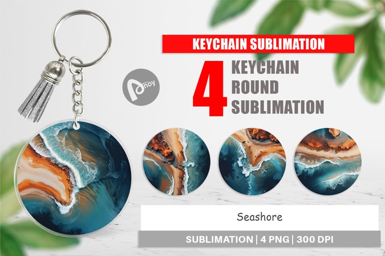 Keychain Seashore