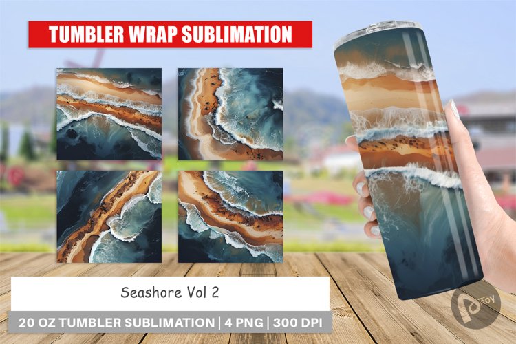 Tumbler Wrap Seashore