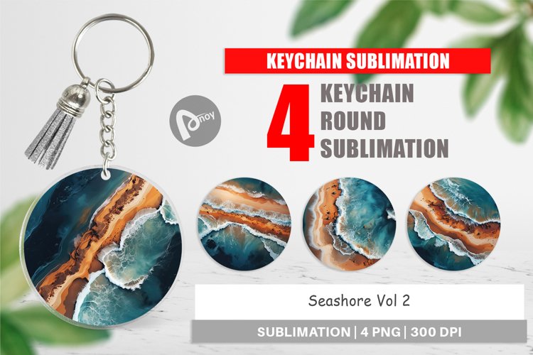 Keychain Seashore