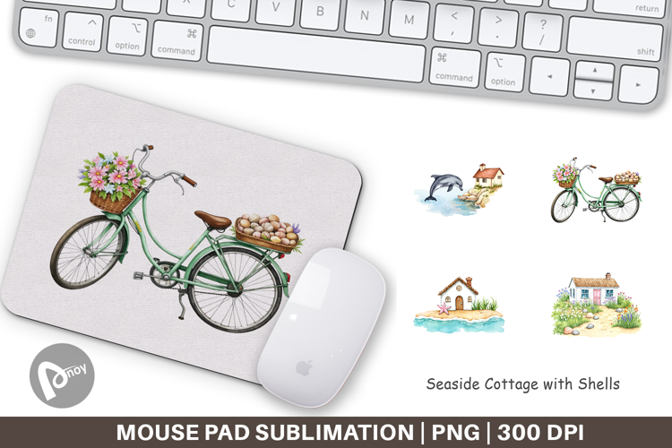 Mouse Pad Seaside Cottage