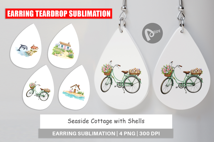 Earring Seaside Cottage