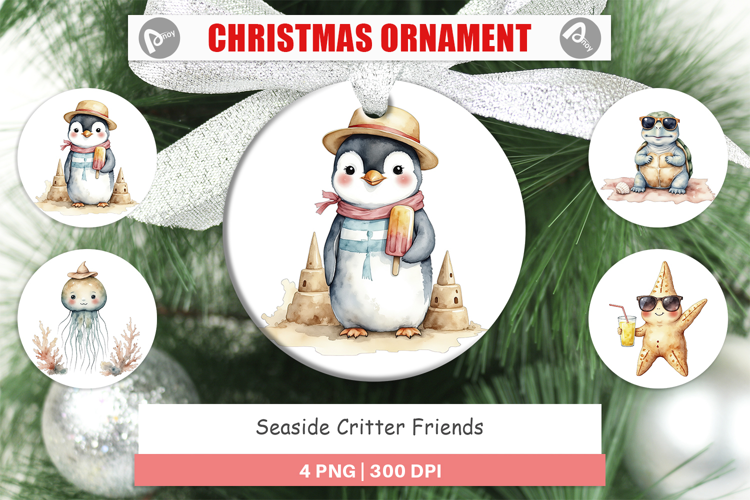 Ornament Seaside Critter Friends